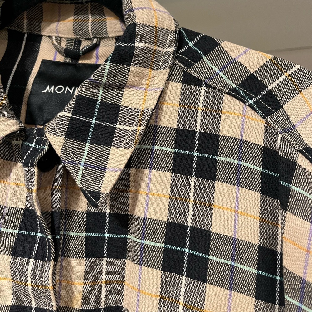 Plaid Shirt Jacket - image 3